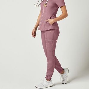 Jaannu Rose Dusk Scrub Pants